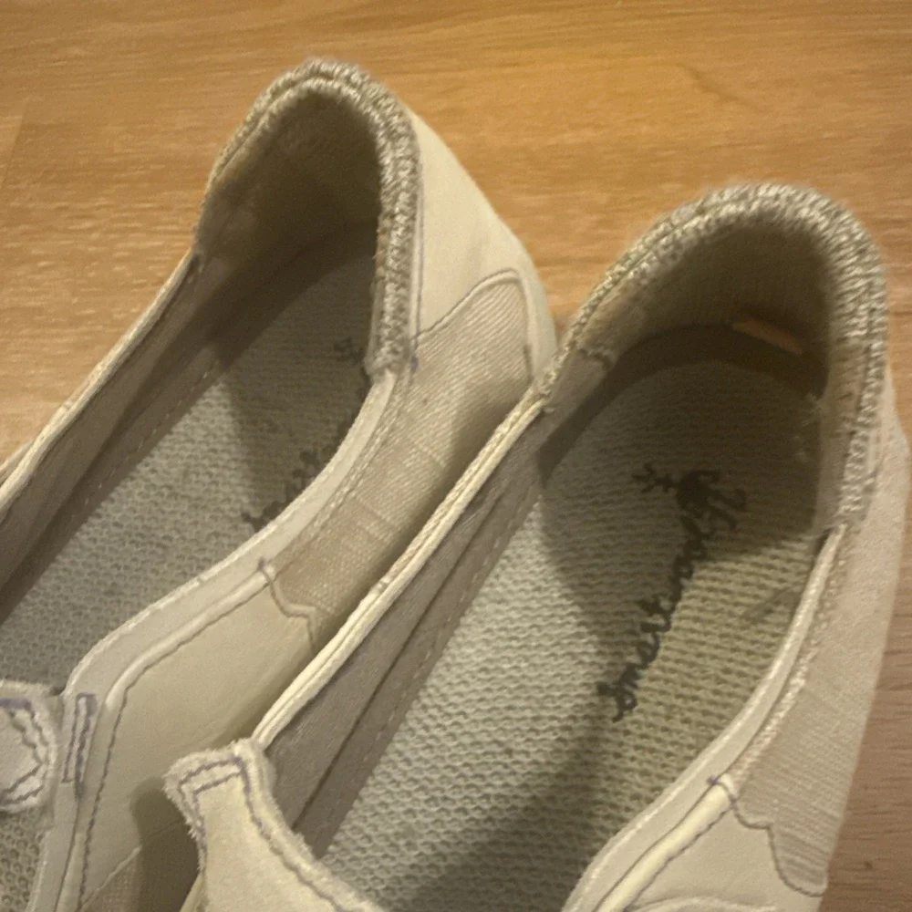 Timberland Earthkeepers Mary Jane Shoes Womens 10M Beige Leather Canvas Vibrant